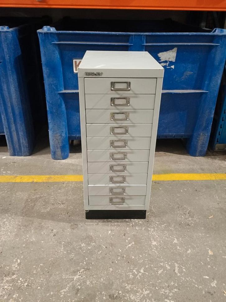 Bisley metalen ladekast, Huis en Inrichting, Kasten | Ladekasten, Gebruikt, Minder dan 100 cm, 25 tot 50 cm, Metaal, 5 laden of meer