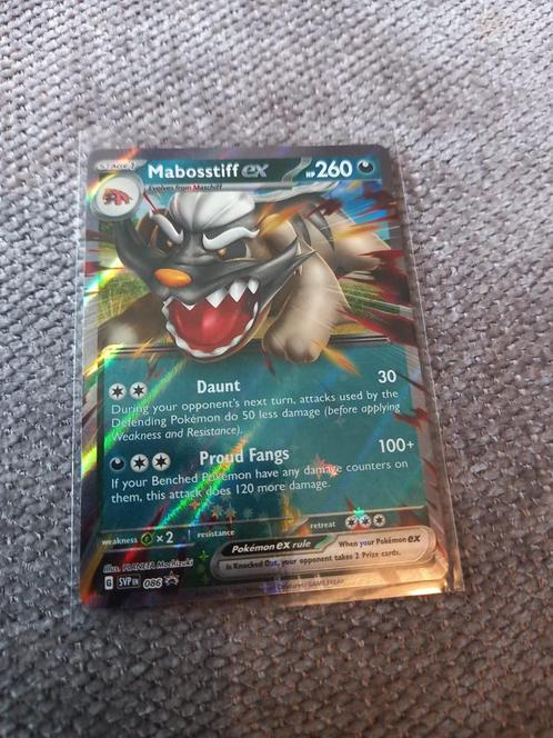 Pokemon: Mabosstiff [EX] - 086, Hobby en Vrije tijd, Verzamelkaartspellen | Pokémon, Nieuw, Losse kaart, Ophalen of Verzenden