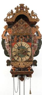 Antieke Friese Stoelklok (durks? ), Antiek en Kunst, Ophalen of Verzenden