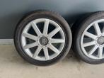 Audi A6 (Allroad) 18 inch velgen 5x112 Zomerset  nette set, Auto-onderdelen, Ophalen of Verzenden, 18 inch, Zomerbanden, Banden en Velgen