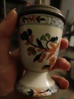 Vintage Porseleinen Aansteker met Tinnen Voet, Ophalen of Verzenden