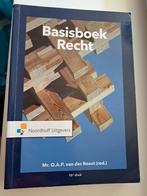 O.A.P. van der Roest - Basisboek Recht, Ophalen of Verzenden, Zo goed als nieuw, O.A.P. van der Roest