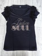 NIEUW! Dames T-Shirt Ladies Of Soul Maat L >Snelle Verzendin, Ladies of Soul, Zwart, Maat 42/44 (L), Nieuw