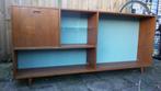 xlMid century Vintage teakhout dressoir retro Deens jaren 60, Gebruikt, Met deur(en), 150 tot 200 cm, Ophalen of Verzenden
