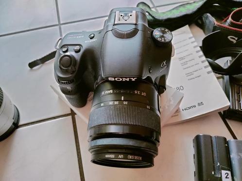 fotocamera Sony A58 en alle toebehoren, Audio, Tv en Foto, Fotocamera's Digitaal, Gebruikt, Spiegelreflex, Sony, Ophalen