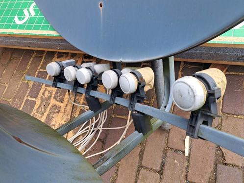 Wave frontier  schotel met 6 koppen, Audio, Tv en Foto, Schotelantennes, Gebruikt, (Schotel)antenne, Overige merken, Ophalen