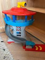 Paw Patrol uitkijktoren, Kinderen en Baby's, Speelgoed | Racebanen, Ophalen, Zo goed als nieuw, Handmatig, Overige merken