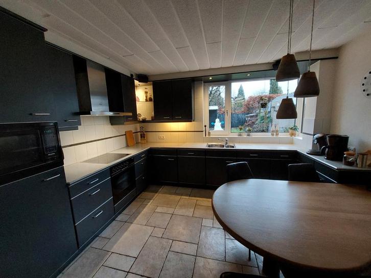 Gebruikte Antraciete Keuken met werkblad van Corion, Huis en Inrichting, Keuken | Keukenelementen, Gebruikt, 200 cm of meer, 200 cm of meer