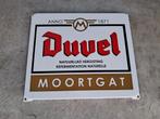 Emaille Duvel reclame bord 45cm bij 37cm., Verzamelen, Reclamebord, Eu, Gebruikt, Eu