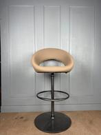 3 Artifort Nina lederen design barkrukken, Huis en Inrichting, 60 tot 90 cm, Met voetsteun, Ophalen of Verzenden, Zo goed als nieuw
