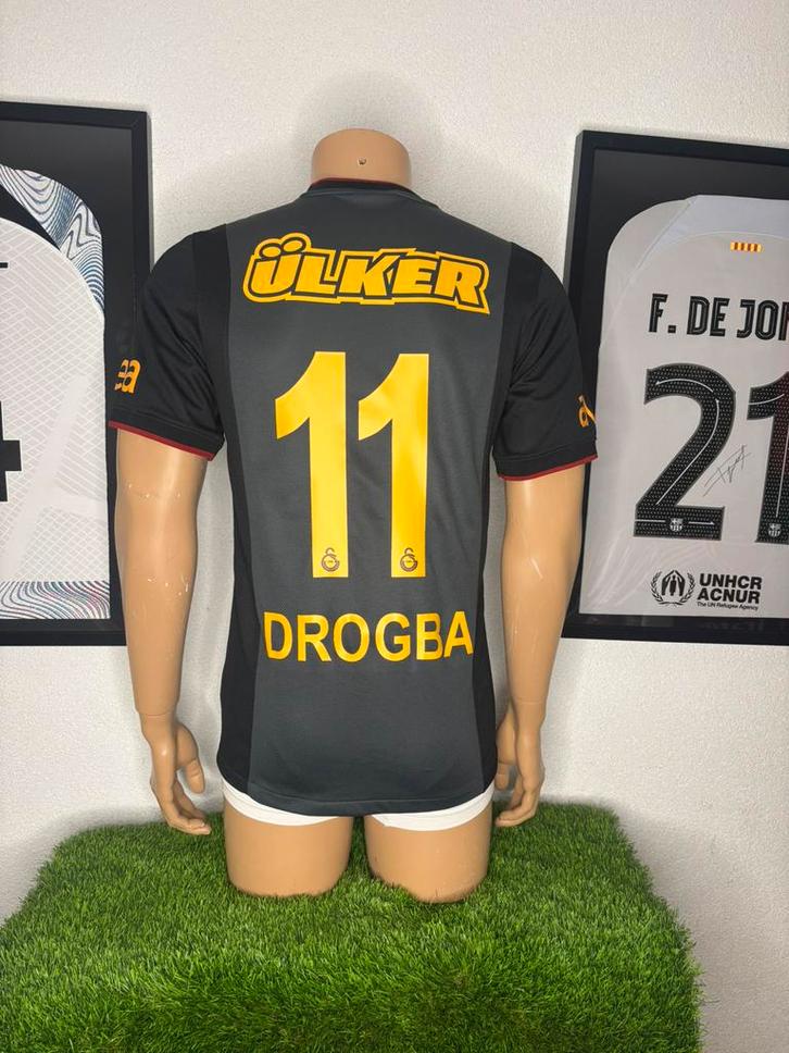 Galatasaray uitshirt 2013/2014 Drogba, Sport en Fitness, Voetbal, Zo goed als nieuw, Shirt, Maat L, Ophalen of Verzenden
