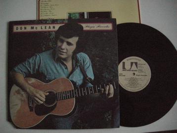 Don Mclean Playin' Favourites - LP vinyl zgan / USA beschikbaar voor biedingen