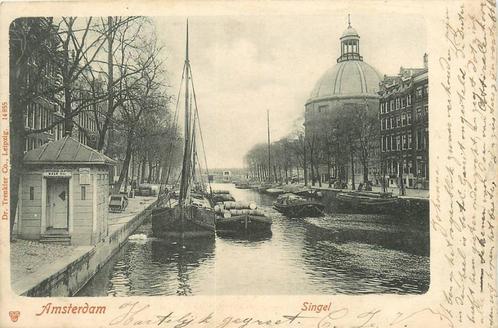 (388-199-013) Amsterdam Singel, Verzamelen, Ansichtkaarten | Nederland, Noord-Holland, Voor 1920, Verzenden