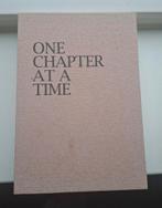 Beige groot opbergboek, decoratieboek One chapter at a time, Ophalen of Verzenden, Gebruikt