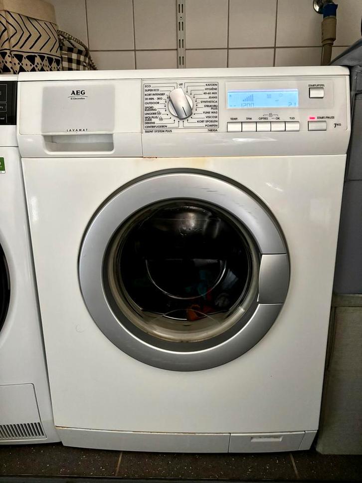 AEG Lavamat 74850 Wasmachine - 7kg, 1400 toeren, Witgoed en Apparatuur, Wasmachines, Gebruikt, Voorlader, 6 tot 8 kg, 85 tot 90 cm