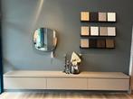 Hangend tv meubel 300x35x35 cm met kleppen - Puuur, Ophalen, Sommelsdijkse haven 19, Info@vissermeubelen.nl, Eikenhout