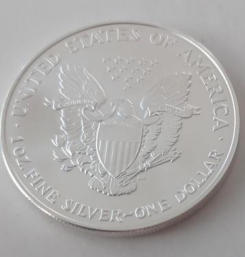1 ounce zilveren liberty/americain eagle beschikbaar voor biedingen