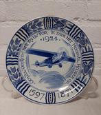 Bord Porceleyne Fles vliegtuig 1925, Antiek en Kunst, Antiek | Wandborden en Tegels, Ophalen of Verzenden