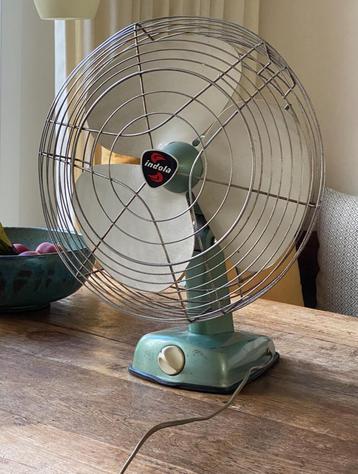 Prachtige, vintage jaren 50 ventilator, Indola, 3 standen beschikbaar voor biedingen