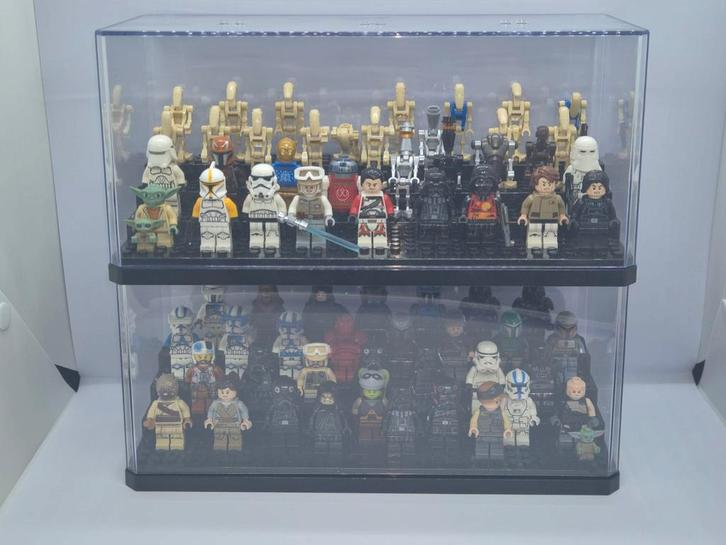 Lego StarWars Minifiguren, Droids & Extra's in luxe displays, Kinderen en Baby's, Speelgoed | Poppen, Gebruikt, Overige typen