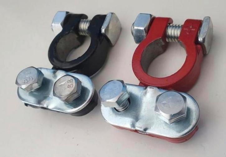 Accuklemmen Accupolen Nieuw Setje Rood Zwart, Auto-onderdelen, Accu's en Toebehoren, Nieuw, Ophalen of Verzenden
