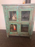 Kleine vitrine kast. Afmeting 64 (b) x 37 (d) x 78 (h), Zo goed als nieuw, Minder dan 100 cm, 25 tot 50 cm, 50 tot 100 cm
