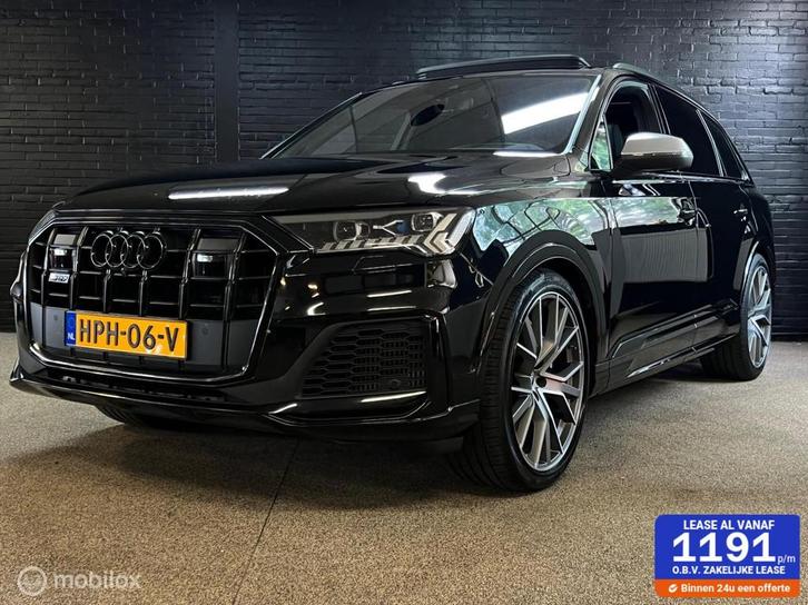 Audi SQ7 4.0 TFSI quattro * B&O * Soft-close * Night-vision, Auto's, Audi, Bedrijf, Te koop, SQ7, 360° camera, 4x4, ABS, Achteruitrijcamera