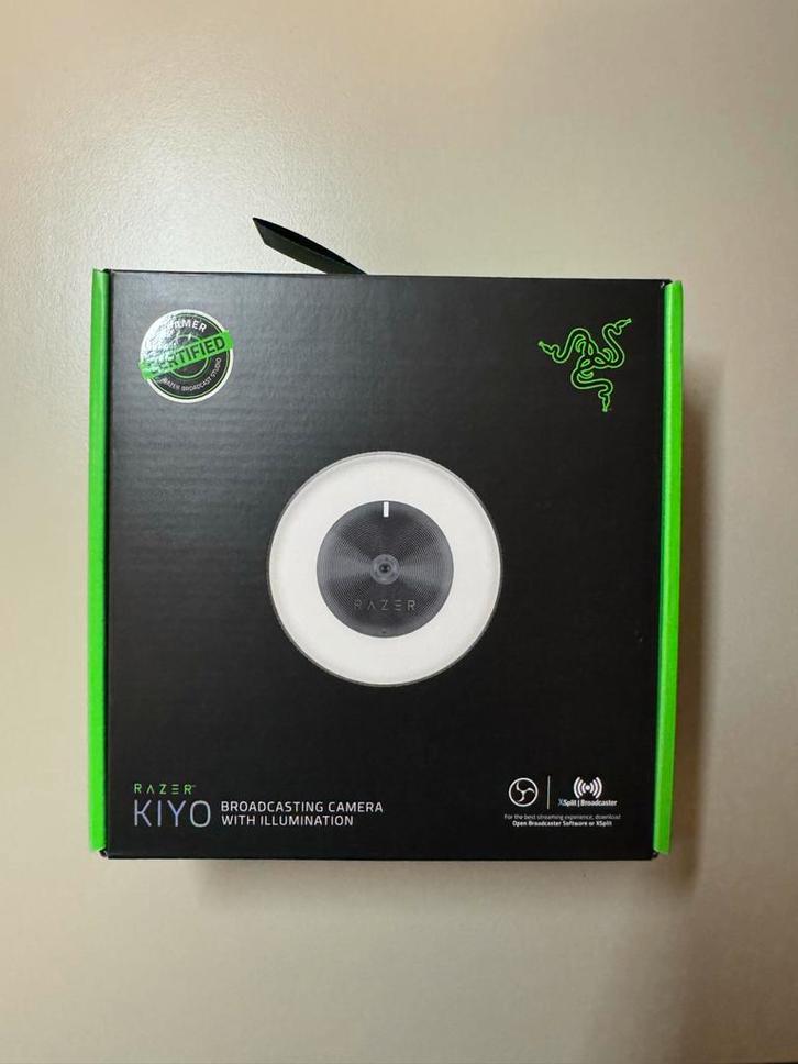 Razer Kiyo Webcam, Computers en Software, Webcams, Zo goed als nieuw, Bedraad, Windows, Monitorclip, Ophalen of Verzenden