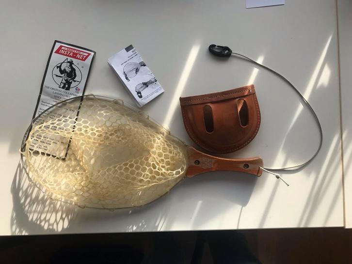 Schepnet voor vliegvissen - Insta-Net, Watersport en Boten, Hengelsport | Vliegvissen, Gebruikt, Ophalen of Verzenden