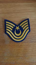 Turkse Luchtmacht Rang Sergeant- Overste Turkije Air Force, Ophalen of Verzenden, Luchtmacht, Nederland, Embleem of Badge