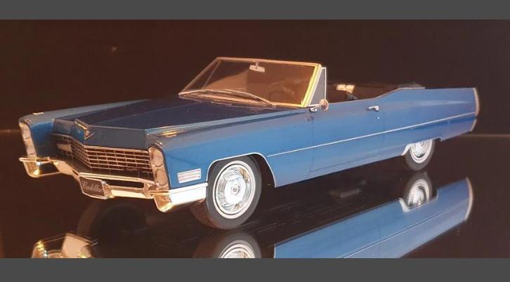 Cadillac Deville 1957 KKSCALE 1:18, Hobby en Vrije tijd, Modelauto's | 1:18, Nieuw, Auto, Overige merken, Ophalen of Verzenden