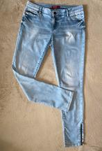 Leuke zachte zomerse spijkerbroek in maat 40 merk Manguun, Blauw, Ophalen of Verzenden, Zo goed als nieuw, W30 - W32 (confectie 38/40)
