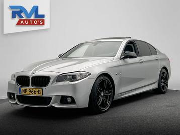 BMW 5-serie 520i M Sport Edition Origineel NL Pano/dak Leder beschikbaar voor biedingen