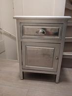 Zilveren kastje met laatje en deurtje, Huis en Inrichting, Kasten | Dressoirs, Ophalen, Minder dan 50 cm, Gebruikt, Overige materialen