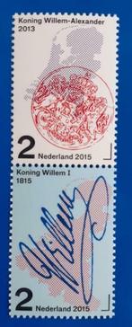 NVPH 3273-3274 - 200 jaar Koninkrijk der Nederlanden 2015, Postzegels en Munten, Postzegels | Nederland, Na 1940, Verzenden, Postfris