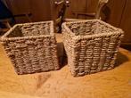 RIETEN MANDEN ZEEGRAS 2X, Huis en Inrichting, Woonaccessoires | Schalen en Manden, Ophalen of Verzenden, Rond, Riet