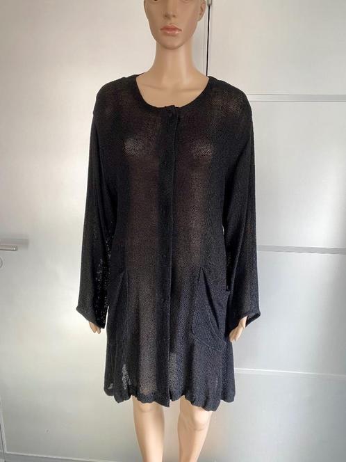 J63 Lang vest maat L=42/44 zwart, Kleding | Dames, Truien en Vesten, Zo goed als nieuw, Maat 42/44 (L), Zwart, Ophalen of Verzenden