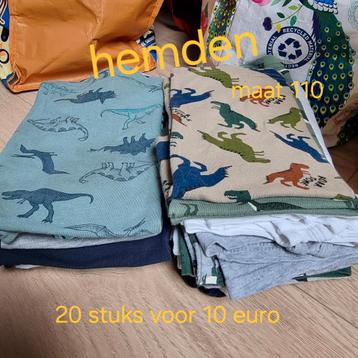 Hemden maat 110 beschikbaar voor biedingen