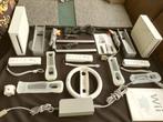 Nintendo Wii ZONDER SPELLEN, Ophalen, Zo goed als nieuw, Met 3 controllers of meer, Met stuurtje