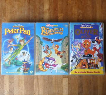 Walt Disney videobanden Peter Pan en de Reddertjes beschikbaar voor biedingen