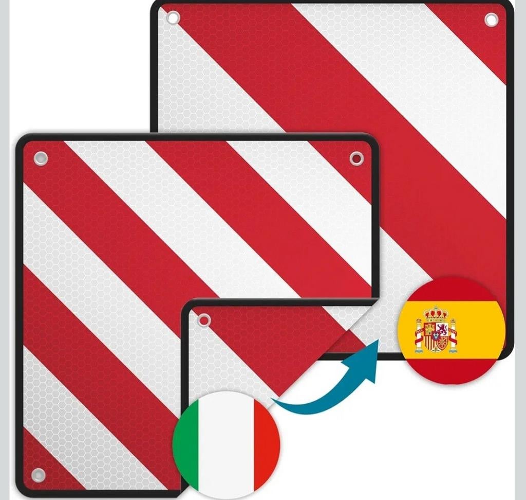 Gevarenbord 50x50 Spanje Portugal Camper Caravan, Caravans en Kamperen, Caravan accessoires, Nieuw, Ophalen of Verzenden