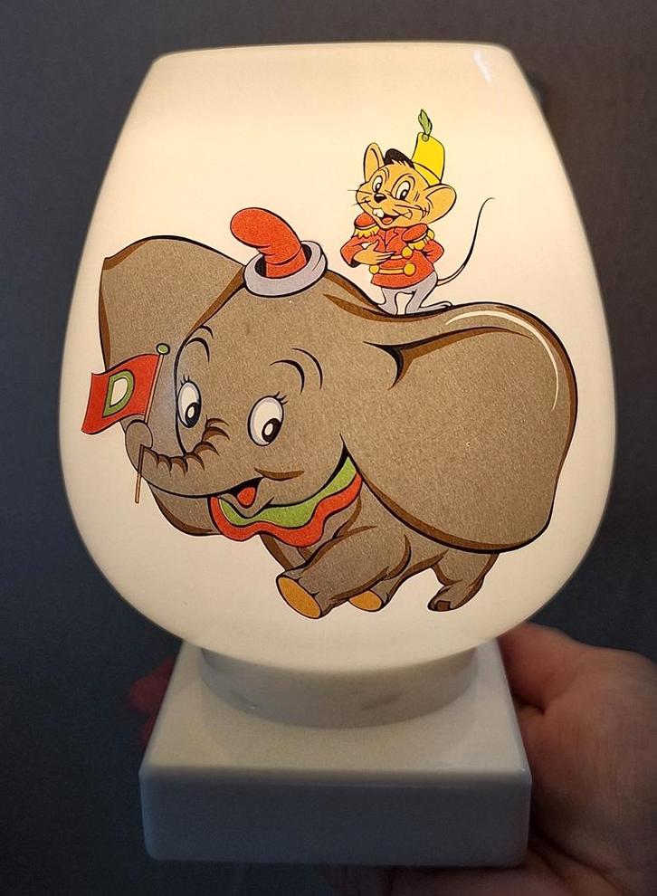 Vintage Disney Dombo Lampje - Jaren 70, Antiek en Kunst, Antiek | Lampen, Ophalen of Verzenden