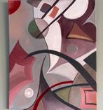 Mooi Abstract, 40x50 cm, acryl op doek, Antiek en Kunst, Kunst | Schilderijen | Abstract, Verzenden
