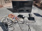 Salora televisie ophangbeugel en randapperatuur (ex schotel), Ophalen, Gebruikt