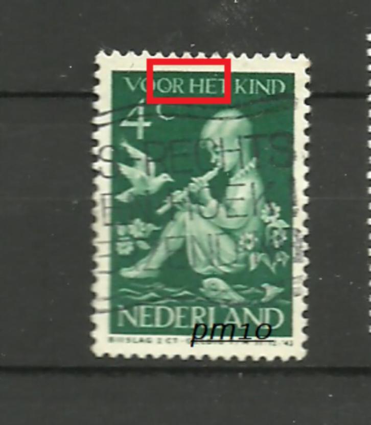 postz. plaatfouten  { k9 }, Postzegels en Munten, Postzegels | Nederland, Ophalen of Verzenden