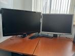 Monitor standaard voor 2 schermen incl.2 schermen, Computers en Software, Monitoren, Ophalen, Gebruikt, HDMI, Full HD