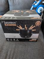 Bestron Black & Wood Fondue Set - Nieuw in Doos, Ophalen of Verzenden, Nieuw, Elektrisch, Fondueset