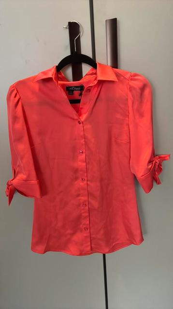 LaDtess xxs zgan blouse dunne crepe koraal beschikbaar voor biedingen