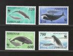 Faroer WWF 203-206 Zee honden walvissen 1990 serie postfris, Verzenden, Postfris, Dier of Natuur