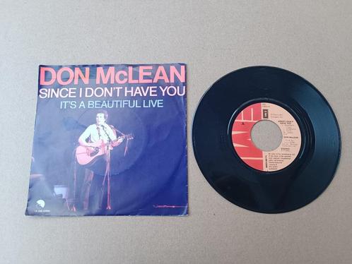 Single: Don McLean - Since I Don't Have You, Cd's en Dvd's, Vinyl Singles, Gebruikt, Pop, 7 inch, Verzenden